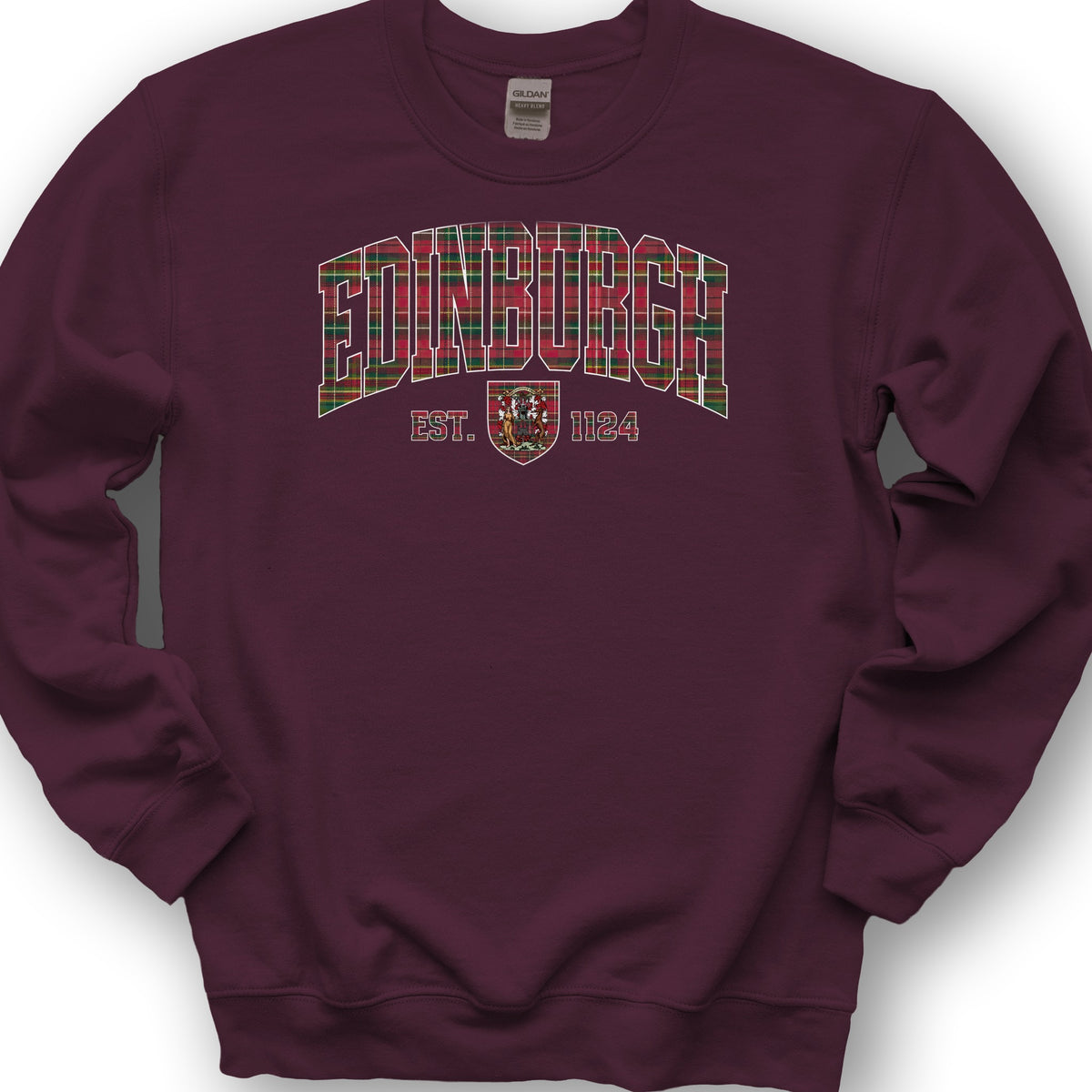 Edinburgh Varsity Sweatshirt - Maroon