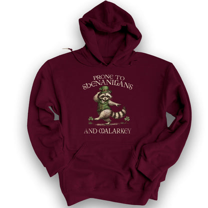 Shenanigans and Malarkey Hoodie - Maroon