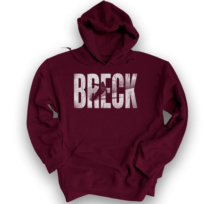 BRECK Snowboard Hoodie - Maroon