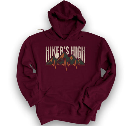 Hiker's High Hoodie - Maroon