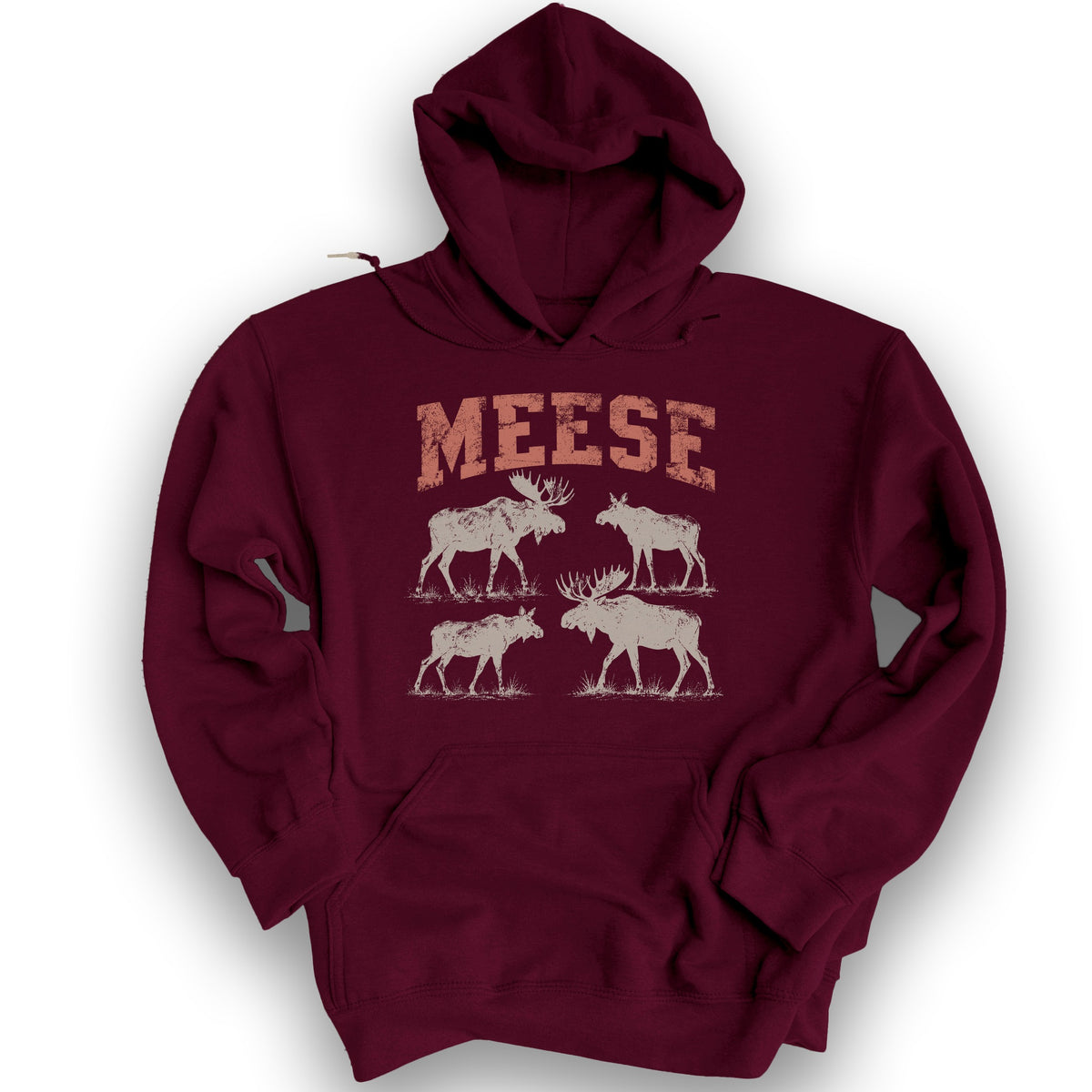Meese Varsity Hoodie - Maroon
