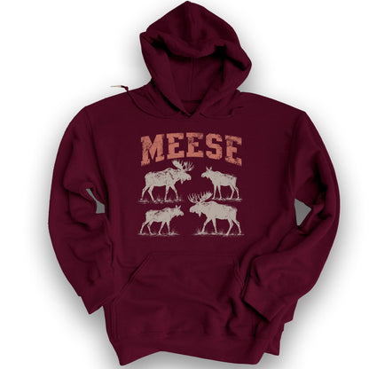 Meese Varsity Hoodie - Maroon