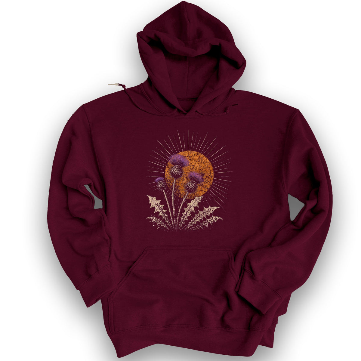 Thistle Sunset Hoodie - Maroon