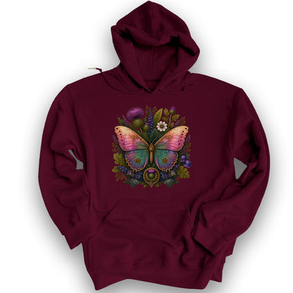 Scottish Bloom Hoodie - Maroon