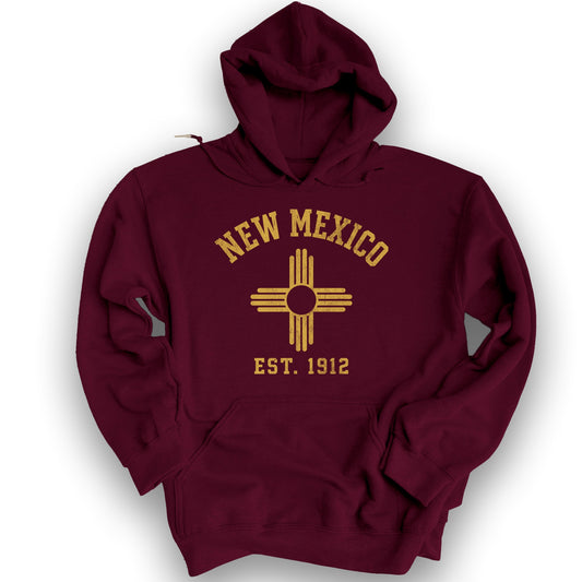 New Mexico Flag Hoodie - Maroon