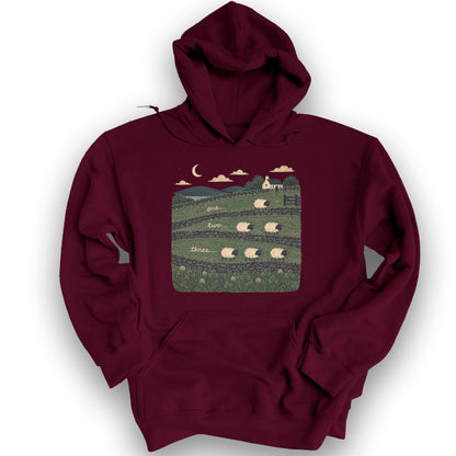 Ireland Sheep Count Hoodie