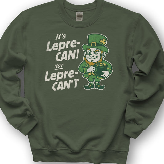 Lepre"Can" Sweatshirt - Military Green