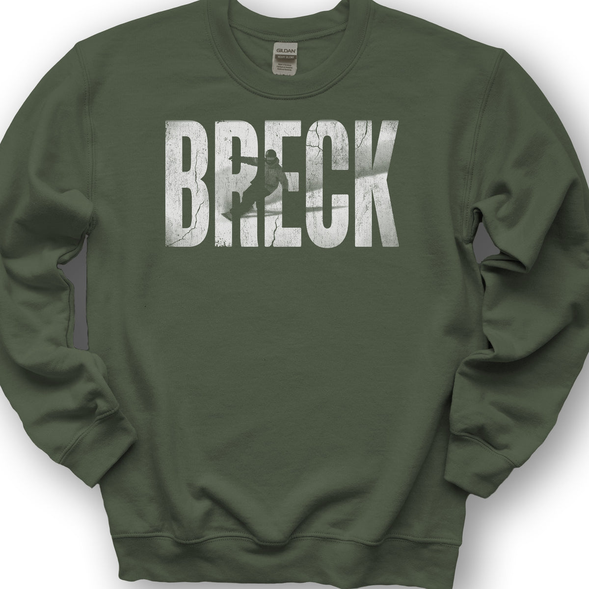 BRECK Snowboard Sweatshirt - Military Green