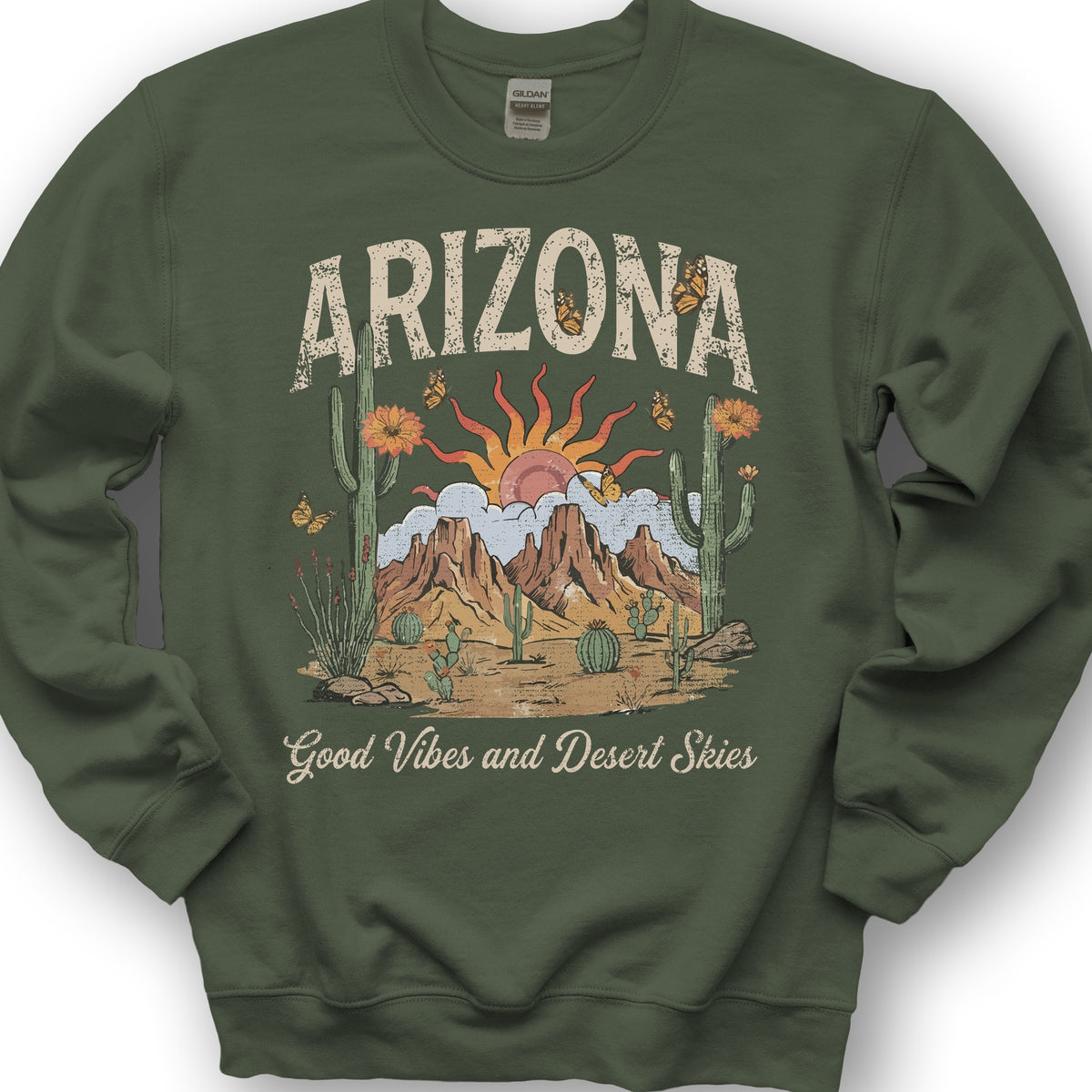 Arizona Good Vibes Sweatshirt - Military Green