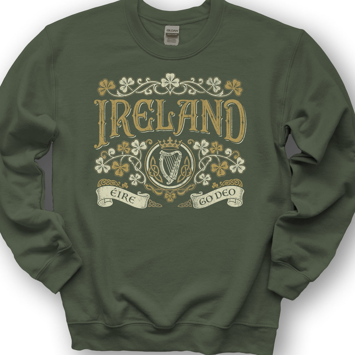 Ireland Forever Sweatshirt - Military Green
