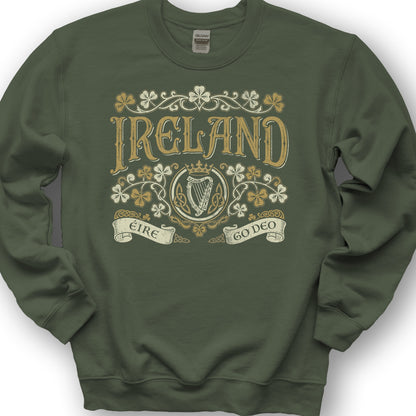 Ireland Forever Sweatshirt - Military Green