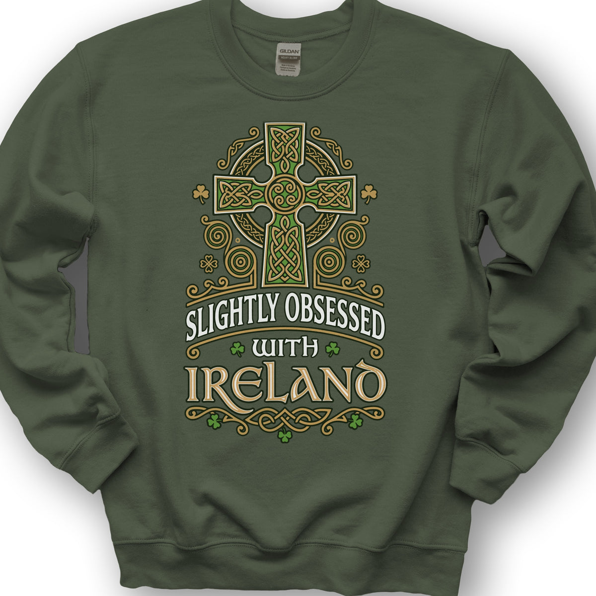 Obssessed With Ireland Sweatshirt - Military Green