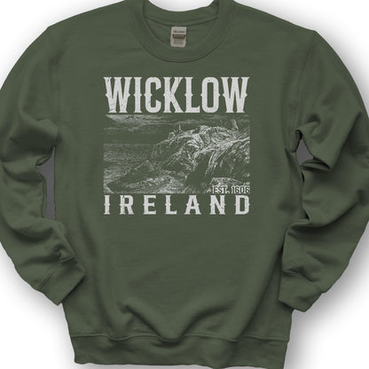Wicklow Ireland Sweatshirt - Military Green