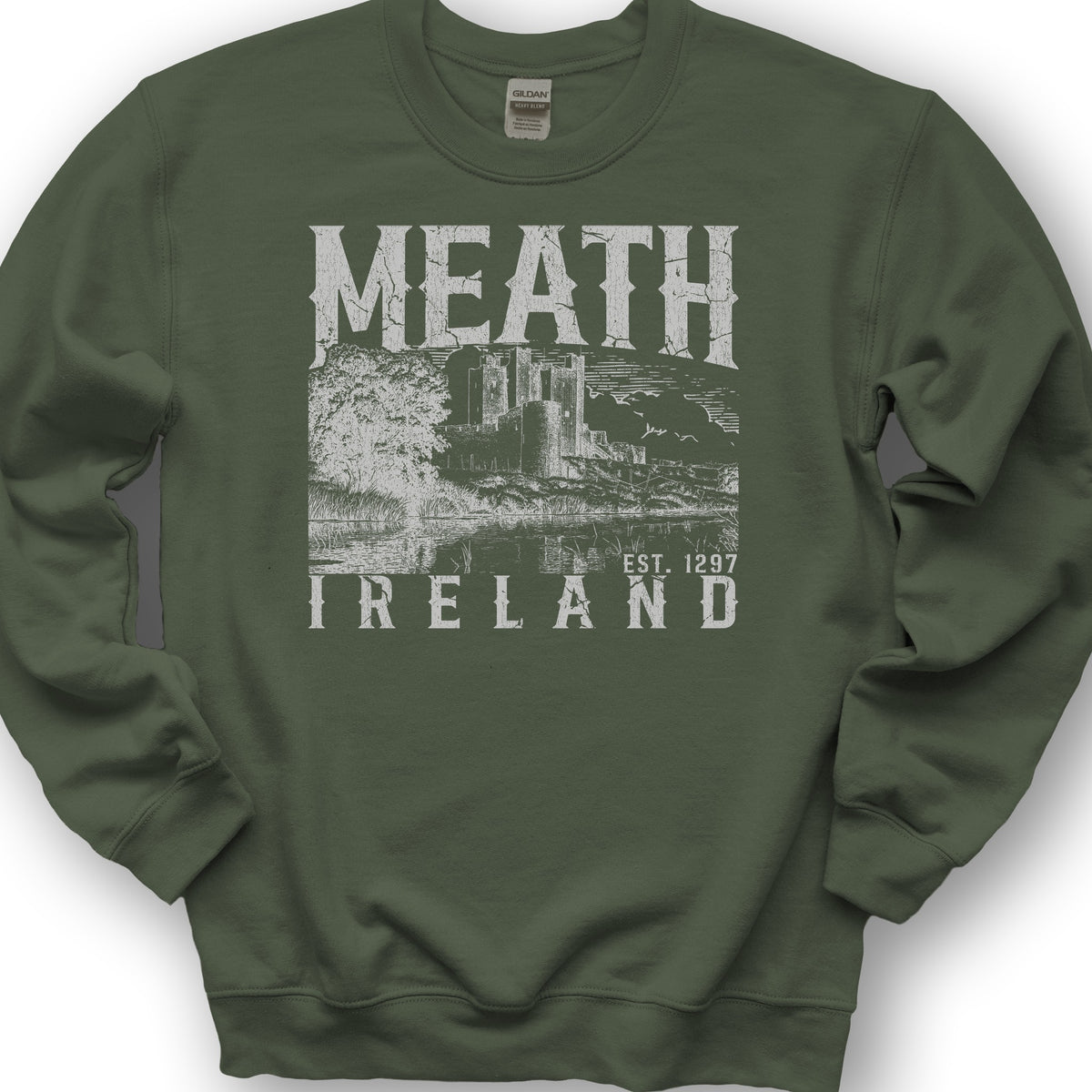 Meath Ireland Sweatshirt - Military Green