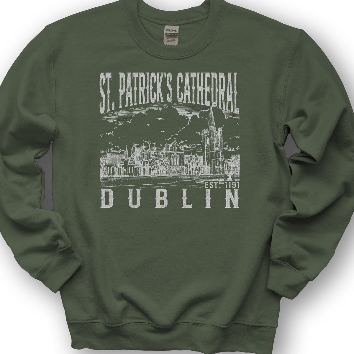 St. Patrick's Dublin Sweatshirt - Military Green
