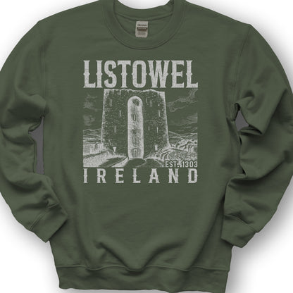 Listowel Ireland Sketch Sweatshirt - Military Green