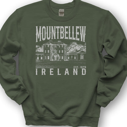Mountbellew Ireland Sketch Sweatshirt - Military Green