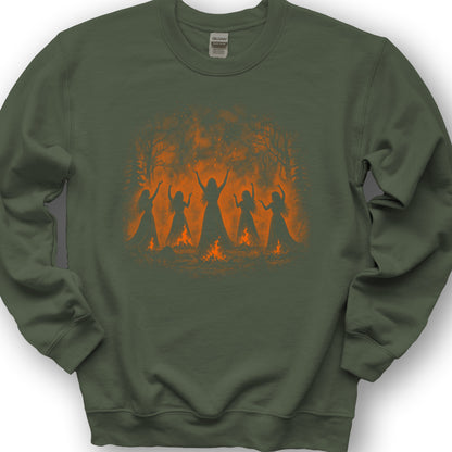 Druid Fires Sweatshirt - Military Green