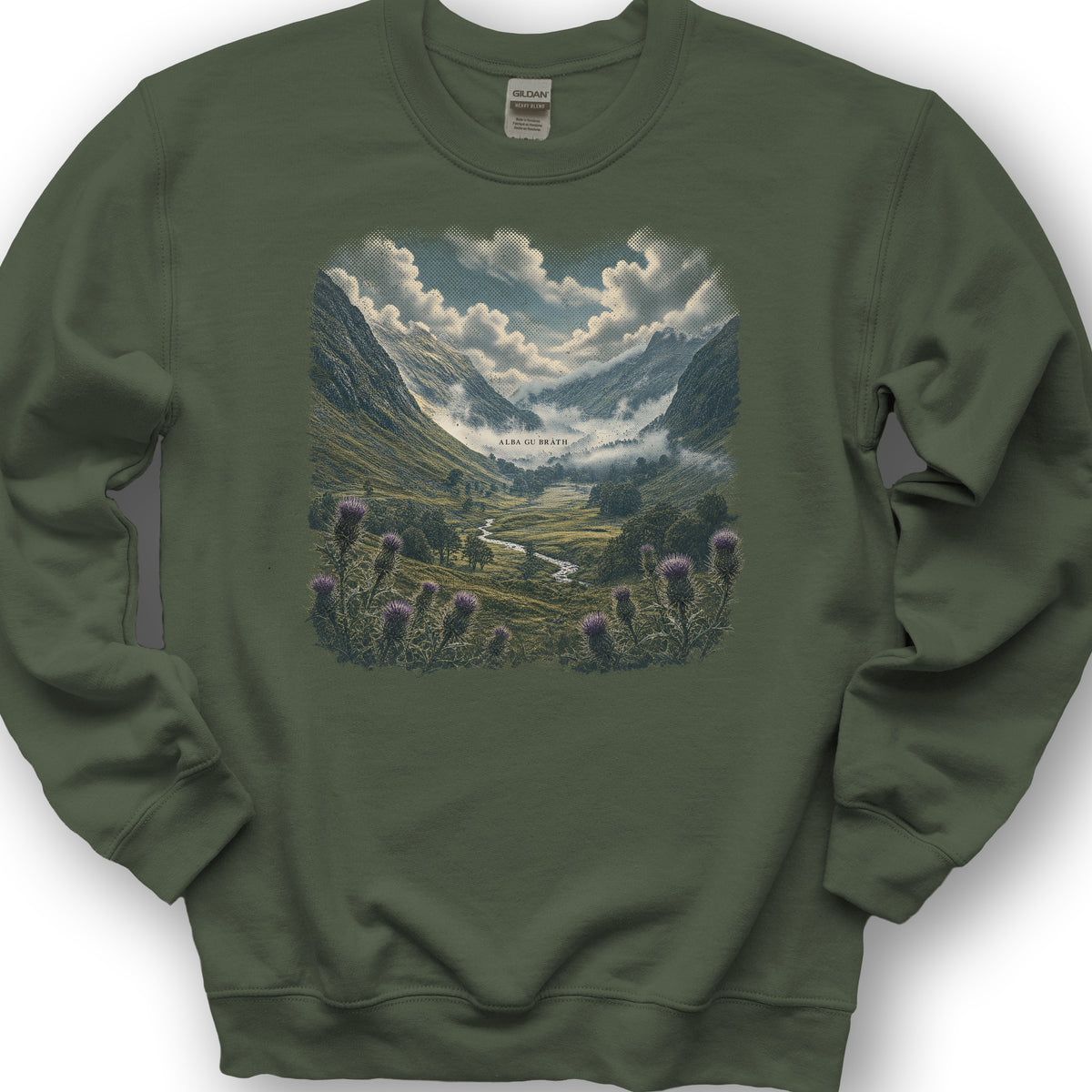 Alba Gu Bràth Glencoe Sweatshirt - Military Green
