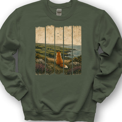 Ireland Fox Panels Sweatshirt - Military Green