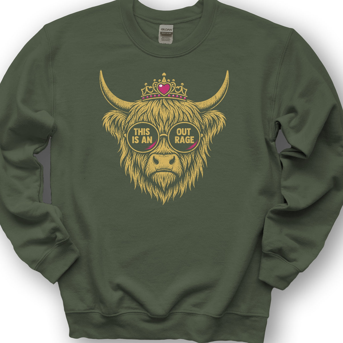 Outrage Coo Sweatshirt - Military Green