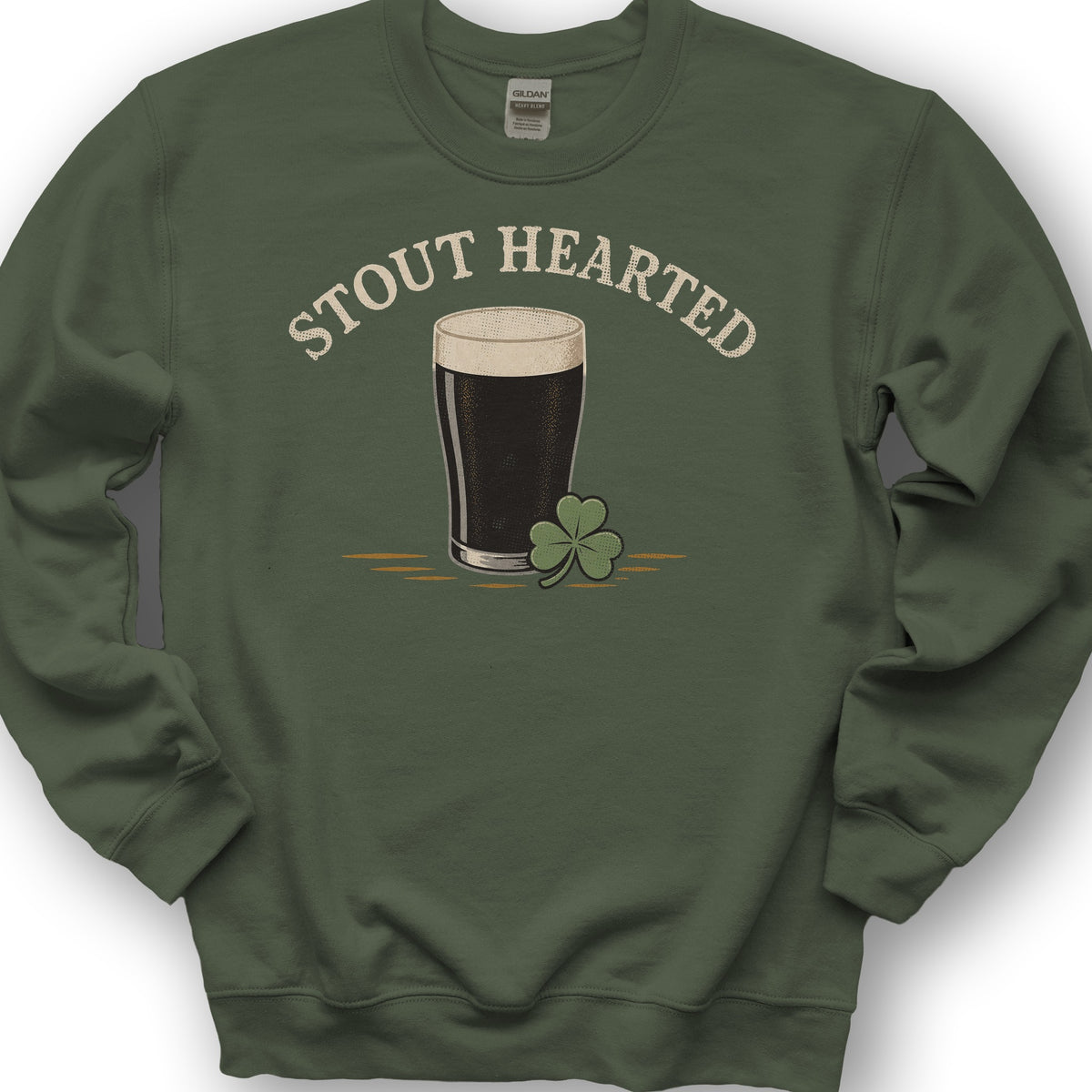 Stout Hearted Sweatshirt - Military Green