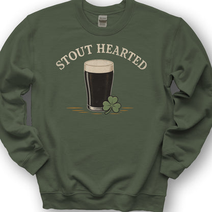 Stout Hearted Sweatshirt - Military Green