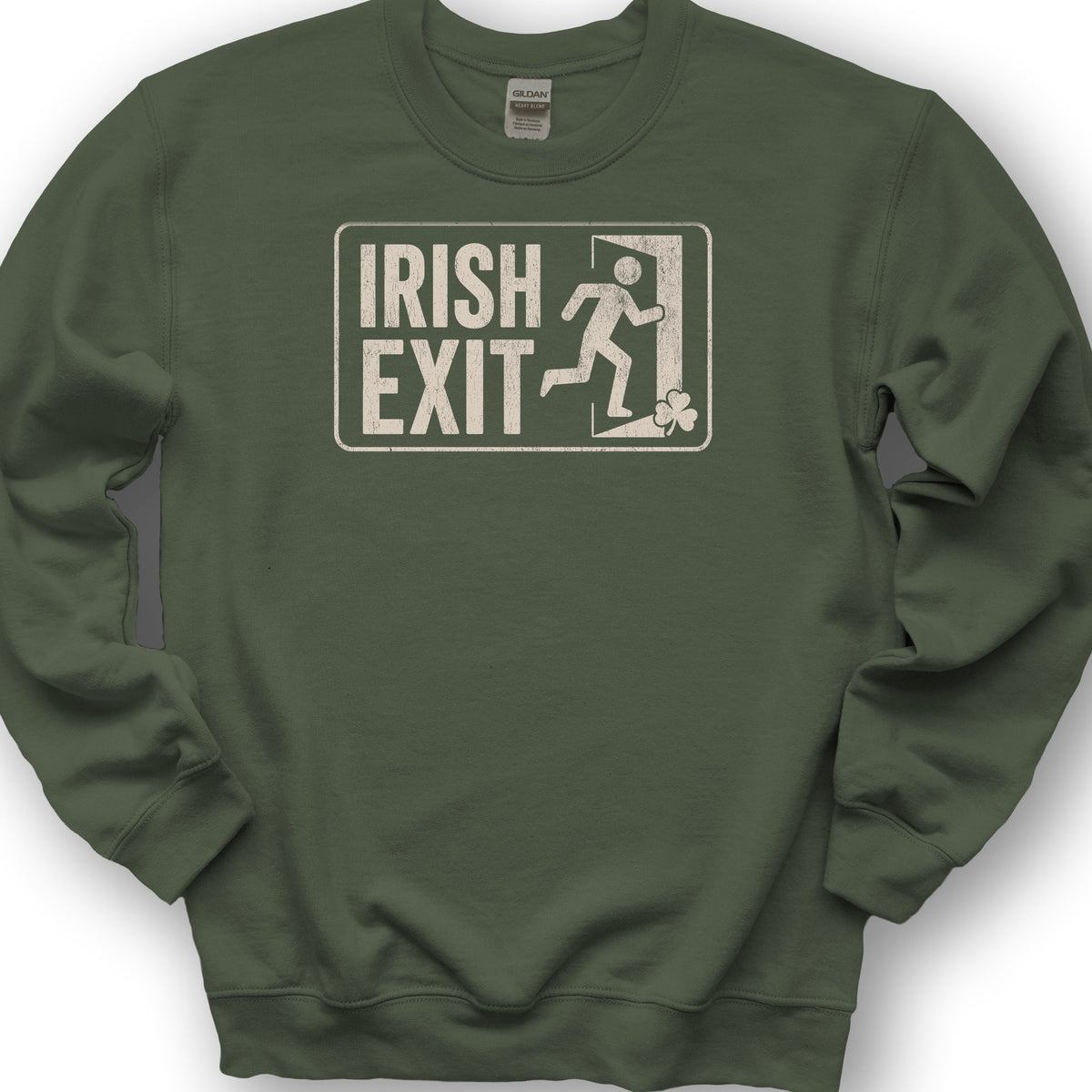 Irish Exit Sweatshirt - Military Green
