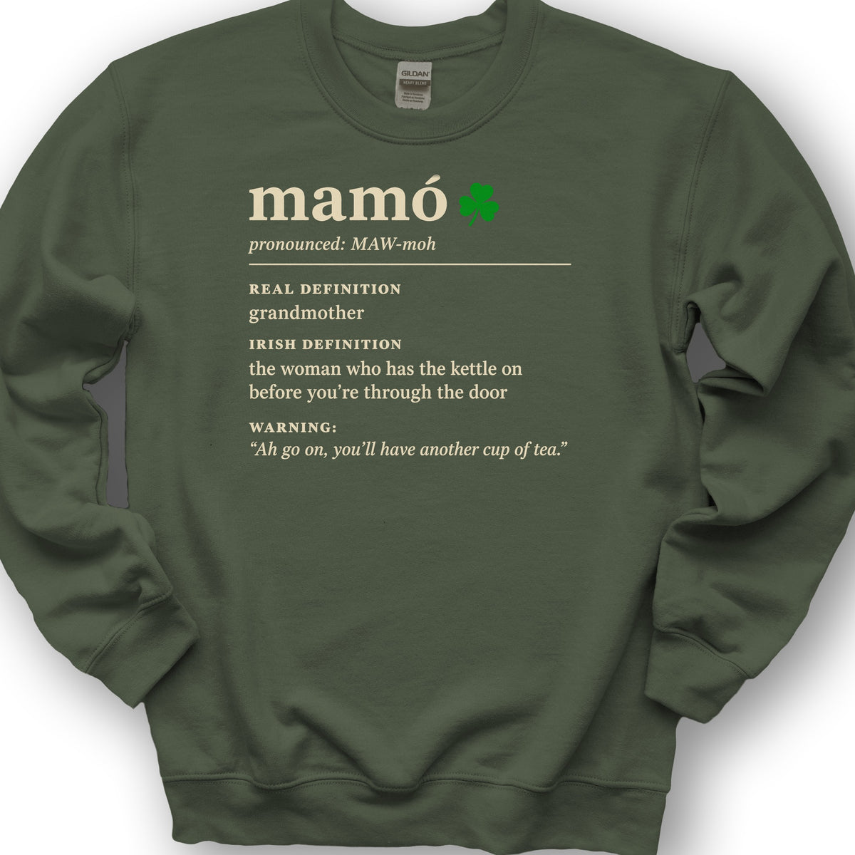 Mamó Definition Sweatshirt - Military Green