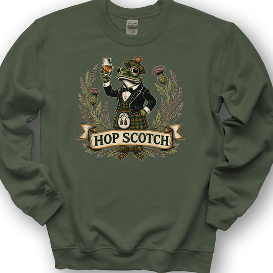 Hop Scotch Sweatshirt - Military Green