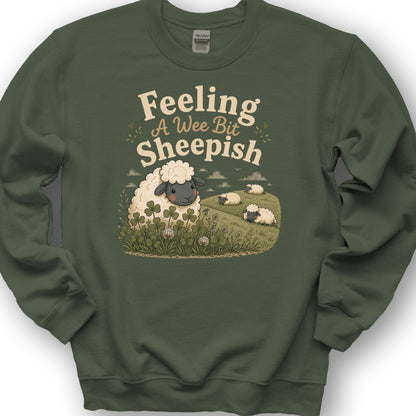 Wee Bit Sheepish Sweatshirt - Military Green