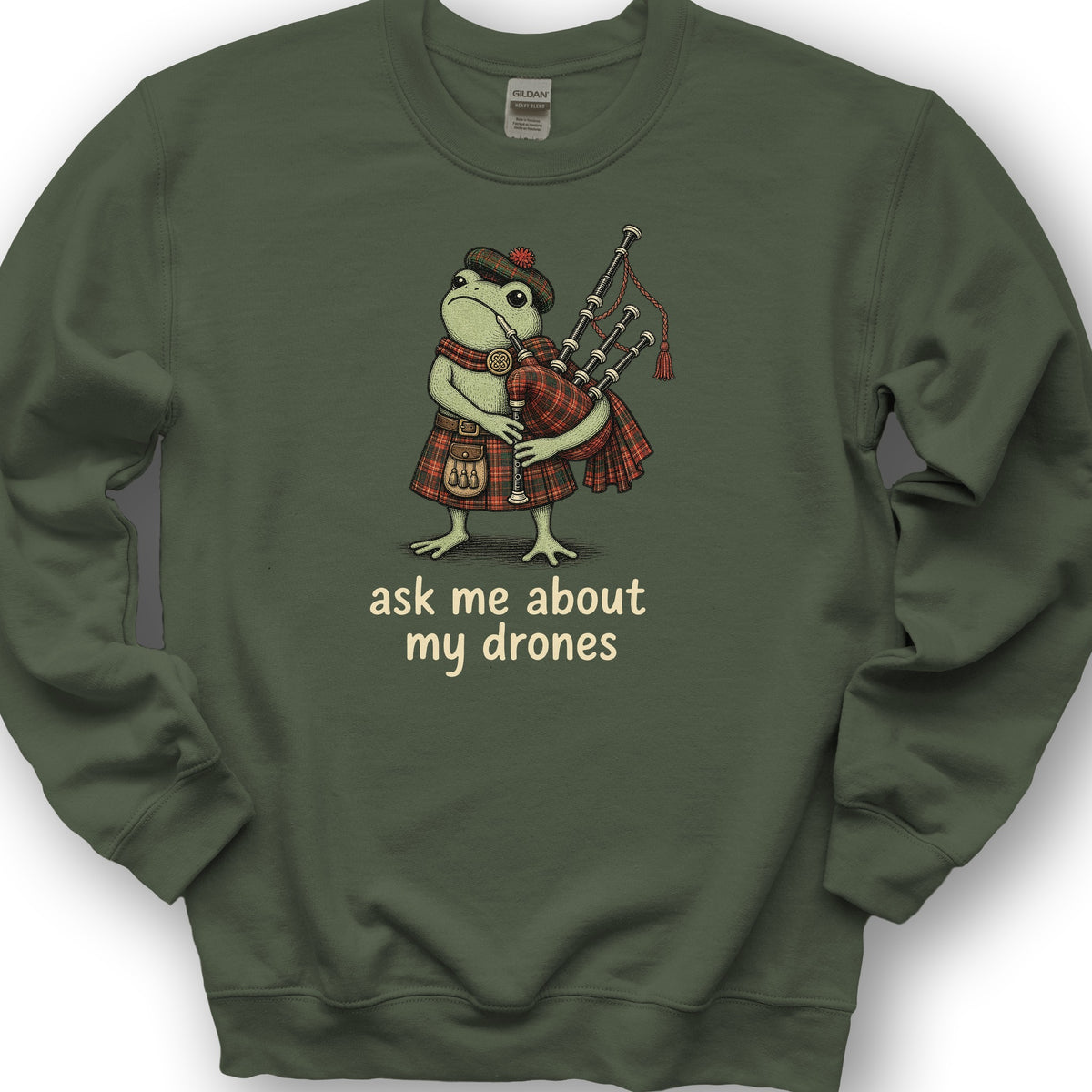 Bagpipe Frog Sweatshirt