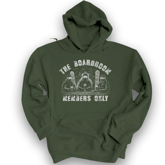 "Boadroom" Snowboard Hoodie - Military Green