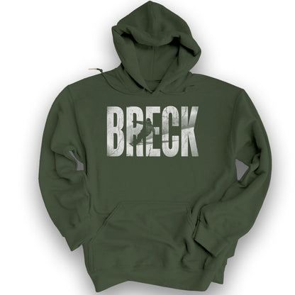BRECK Snowboard Hoodie - Military Green