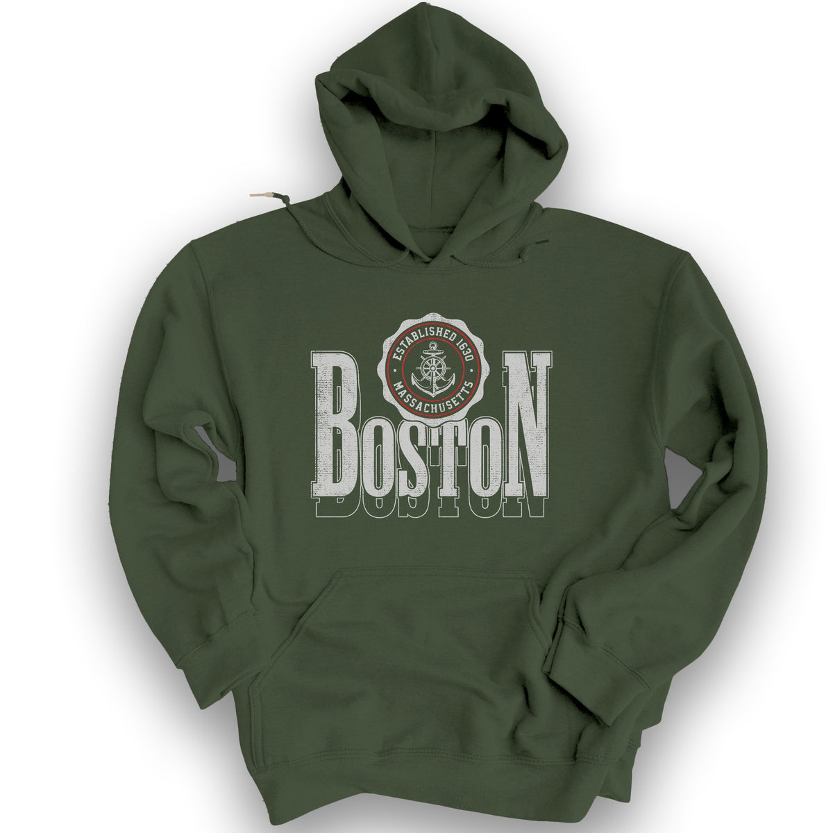 Boston Scoop Hoodie - Military Green