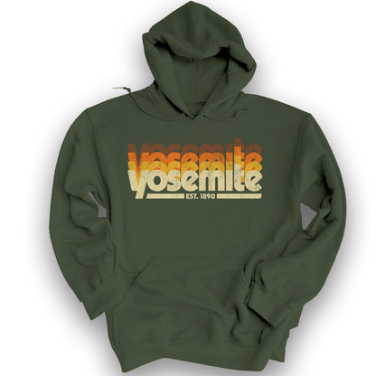 Yosemite Echo Hoodie - Military Green