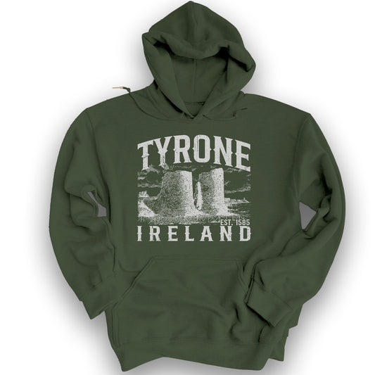 Tyrone Ireland Hoodie - Military Green