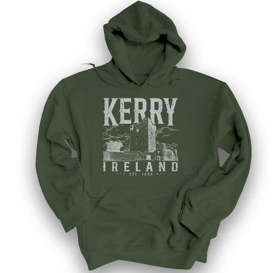Kerry Ireland Hoodie - Military Green