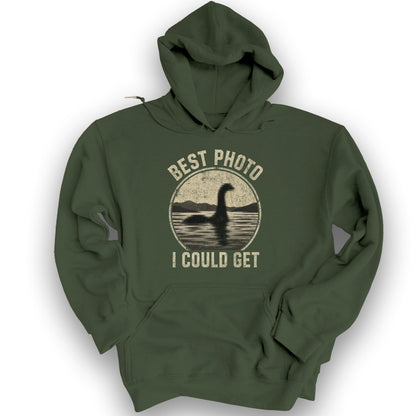 Loch Ness Photo Hoodie - Military Green