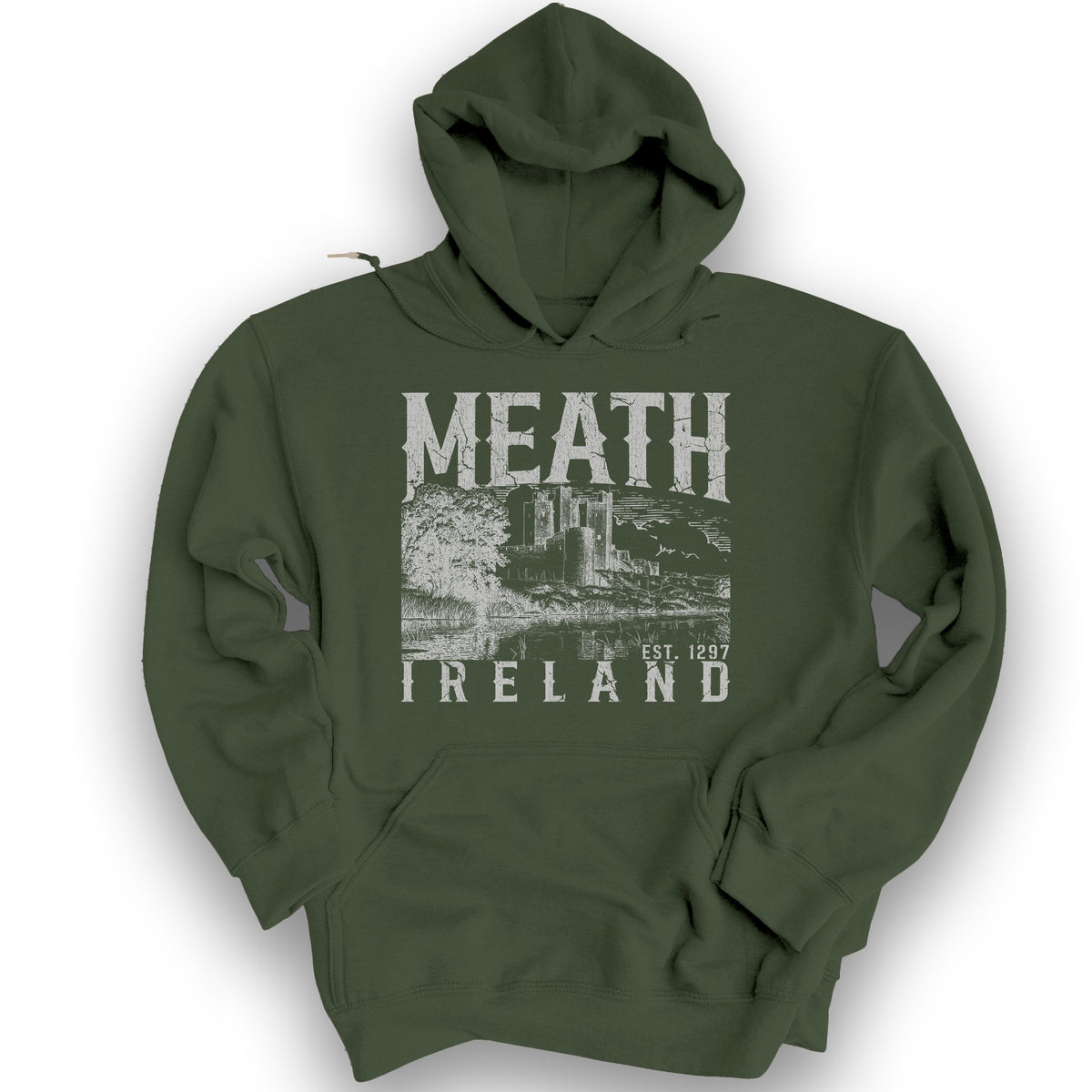 Meath Ireland Hoodie - Military Green