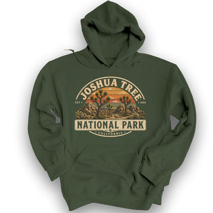 Joshua Tree Medallion Hoodie - Military Green