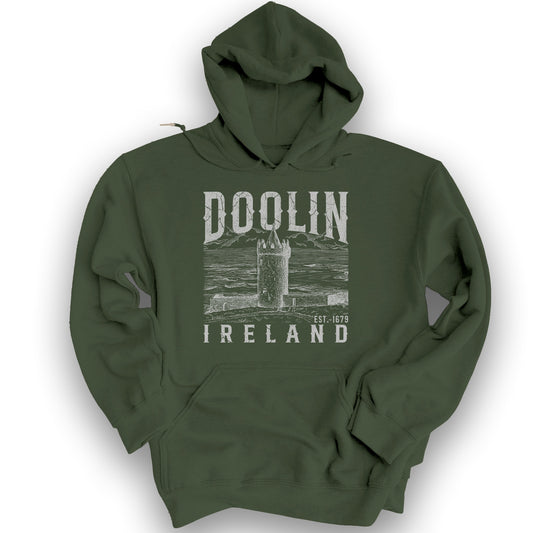 Doolin Ireland Sketch Hoodie - Military Green