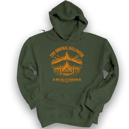Original Halloween Samhain Hoodie - Military Green