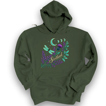 Scotland Mystic Glow Hoodie - Military Green