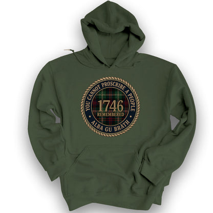 Cannot Proscribe A People Hoodie - Military Green