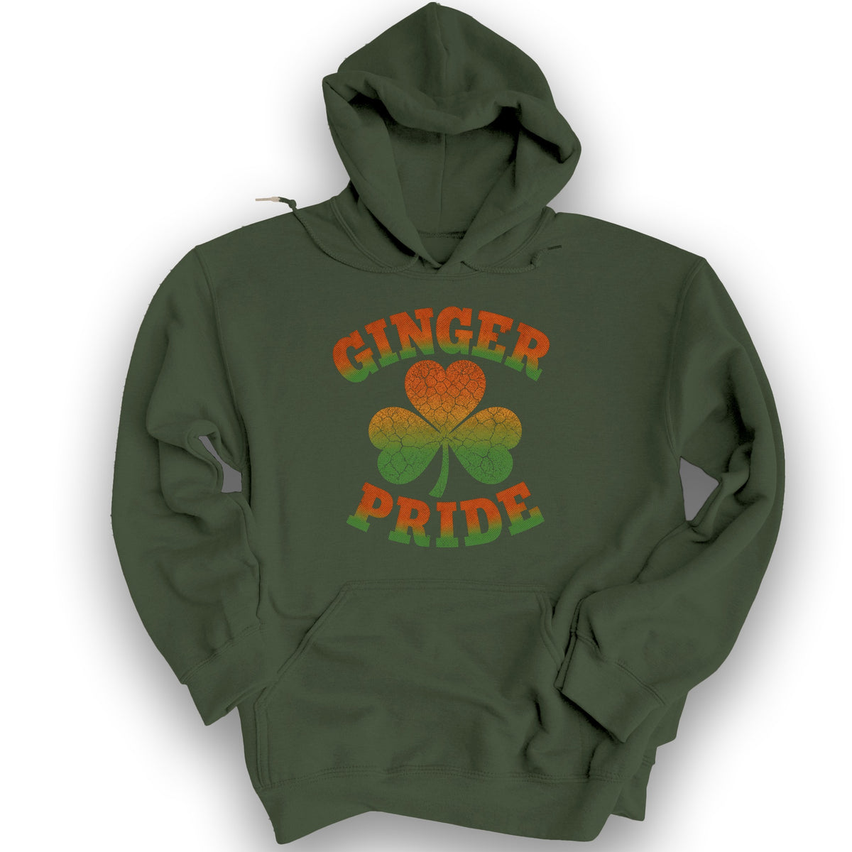 Ginger Pride Hoodie - Military Green