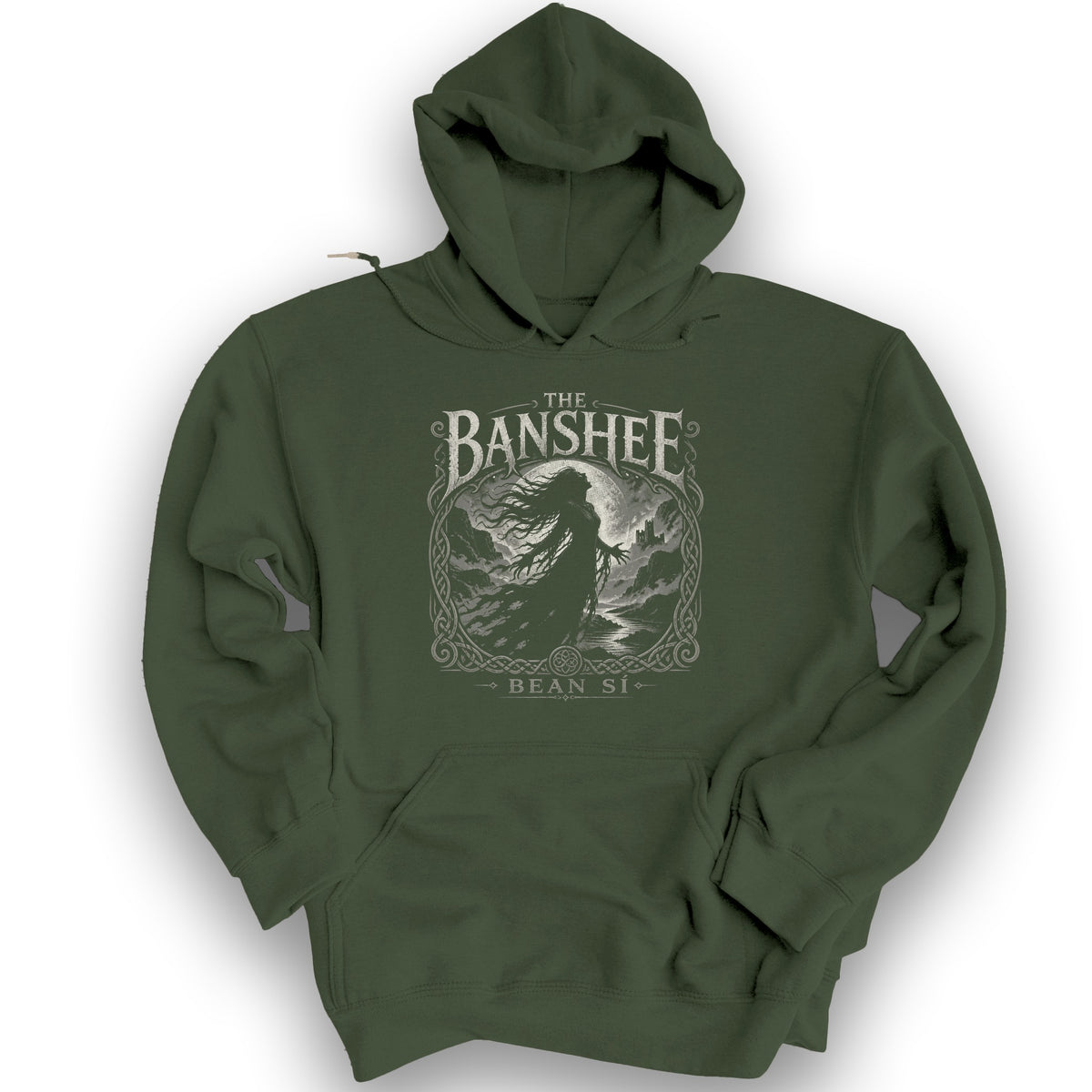 Banshee Bean Si Hoodie - Military Green