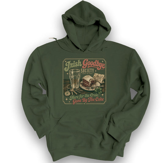 Irish Goodbye Society Hoodie - Military Green