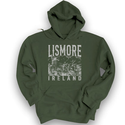 Lismore Ireland Sketch Hoodie - Military Green