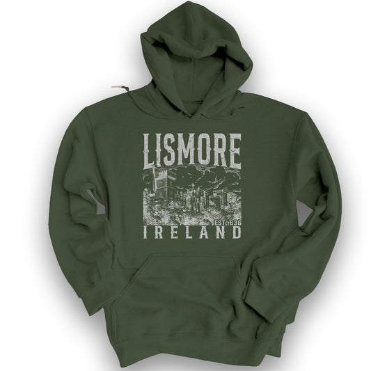 Lismore Ireland Sketch Hoodie - Military Green